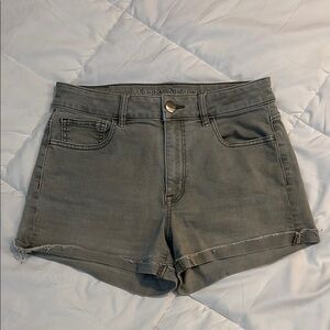 American Eagle Outfitters Green Jean Shorts